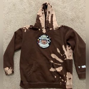 Hypland killer bee chenille tie dye hoodie - size 2XL
